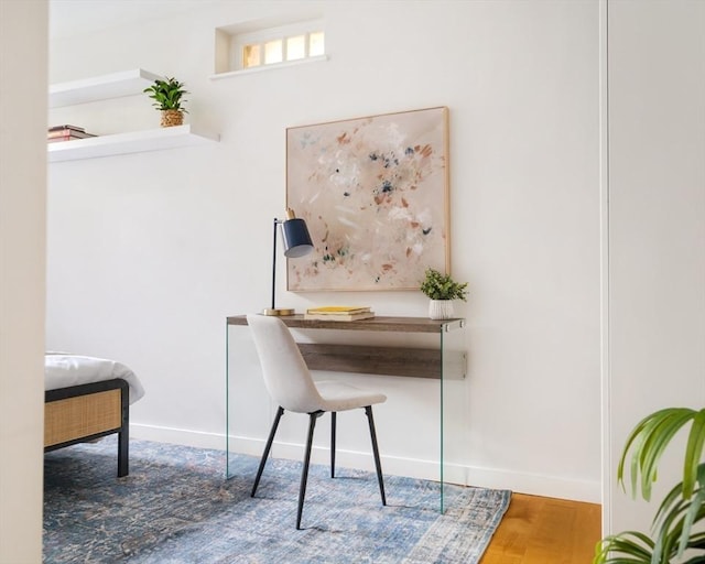 65 Glen Rd Unit H4, Brookline, MA 02445 - office with baseboards and wood finished floors