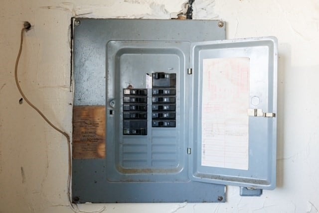 utility room featuring electric panel