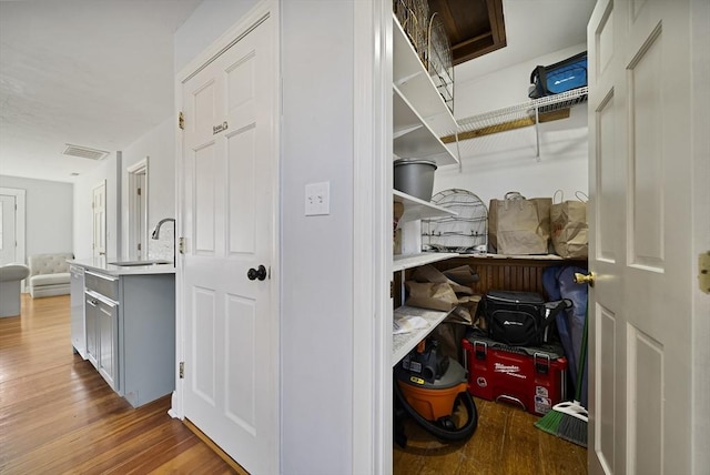 pantry featuring sink