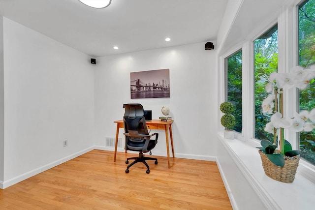 10 Fox Holw Unit 10, Wayland, MA 01778 - office area featuring light wood finished floors and recessed lighting