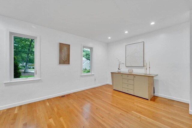 10 Fox Holw Unit 10, Wayland, MA 01778 - unfurnished room with light wood-style flooring, plenty of natural light, and recessed lighting