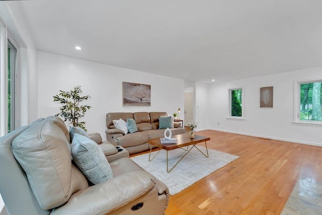 10 Fox Holw Unit 10, Wayland, MA 01778 - living area featuring light wood-style flooring and recessed lighting