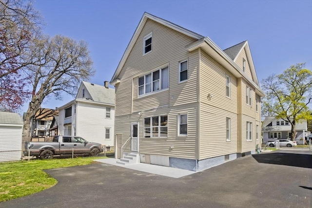 view of rear view of property