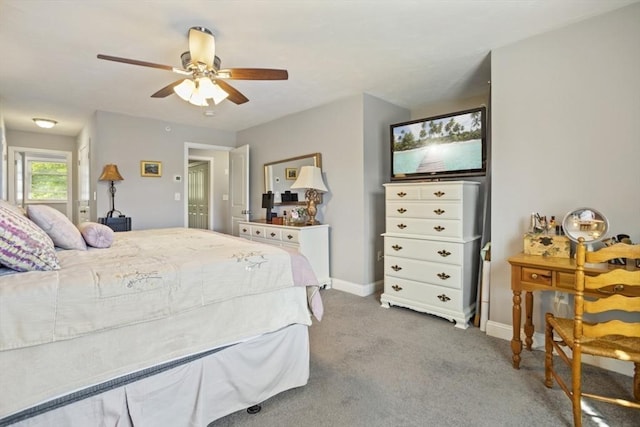 5 Mackenzie Way Unit 5, Haverhill, MA 01832 - carpeted bedroom featuring baseboards and ceiling fan