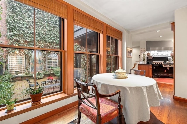 sunroom featuring plenty of natural light