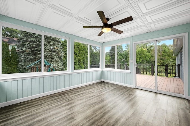 21 Nourse St, Westborough, MA 01581 - unfurnished sunroom featuring ceiling fan and healthy amount of natural light