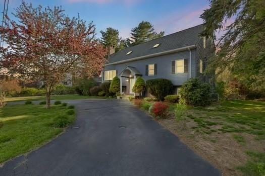 120 Hatchfield Dr, Brockton, MA 02301 - view of front facade with a front lawn and driveway