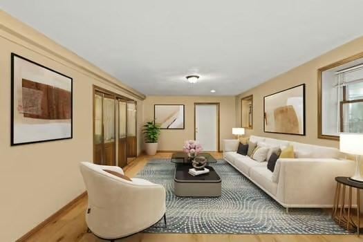 120 Hatchfield Dr, Brockton, MA 02301 - living room featuring wood finished floors and baseboards