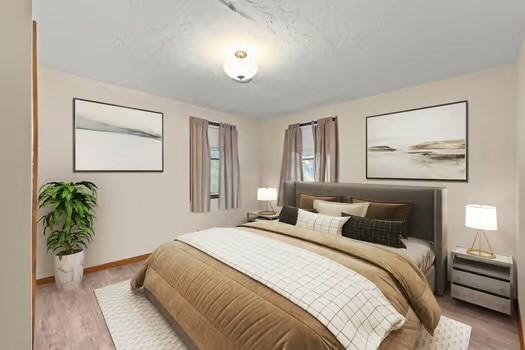 120 Hatchfield Dr, Brockton, MA 02301 - bedroom featuring wood finished floors and baseboards