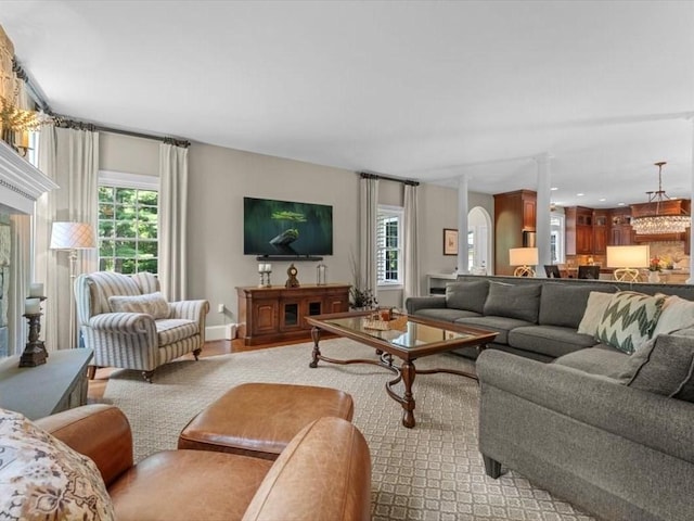 35 Oxbow Dr, Wrentham, MA 02093 - living area featuring light wood finished floors