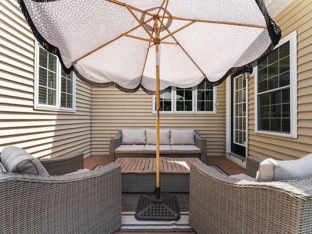 35 Oxbow Dr, Wrentham, MA 02093 - view of patio / terrace featuring an outdoor living space