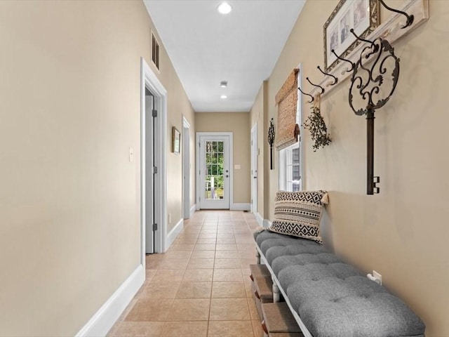 35 Oxbow Dr, Wrentham, MA 02093 - doorway featuring light tile patterned flooring and recessed lighting
