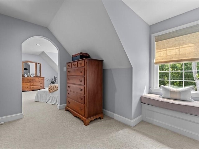 35 Oxbow Dr, Wrentham, MA 02093 - additional living space featuring vaulted ceiling and light carpet