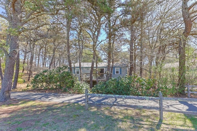view of front of home