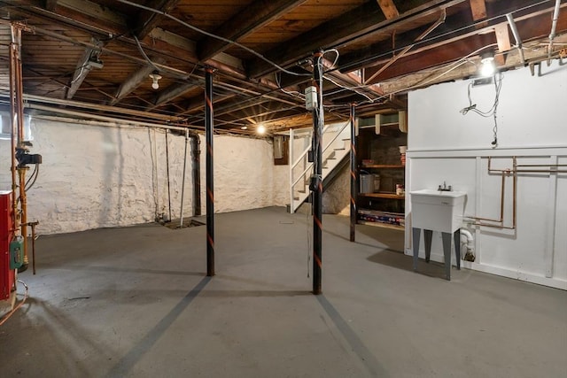 23 Lenox Cir, Lawrence, MA 01843 - view of unfinished basement