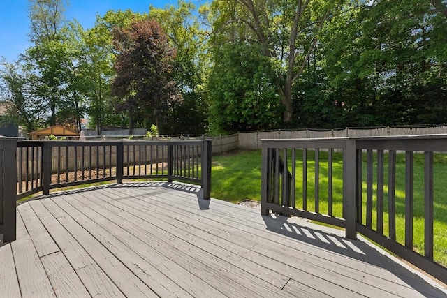 23 Lenox Cir, Lawrence, MA 01843 - view of wooden deck
