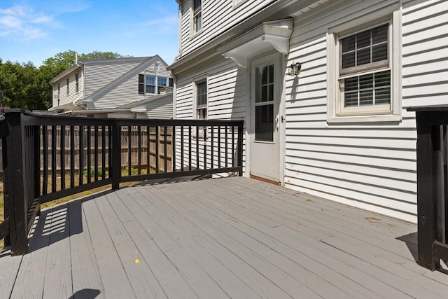 23 Lenox Cir, Lawrence, MA 01843 - view of wooden deck