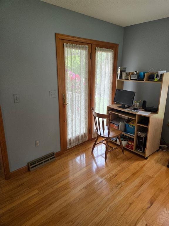 127 Parker Ln, Ludlow, MA 01056 - home office featuring light wood-type flooring