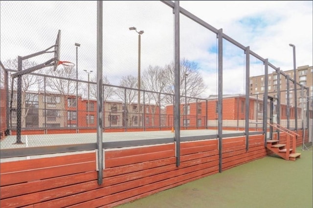99 Pond Ave Unit 608, Brookline, MA 02445 - view of tennis court with community basketball court