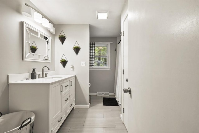180 Slab Bridge Rd, Freetown, MA 02702 - bathroom featuring vanity and baseboards