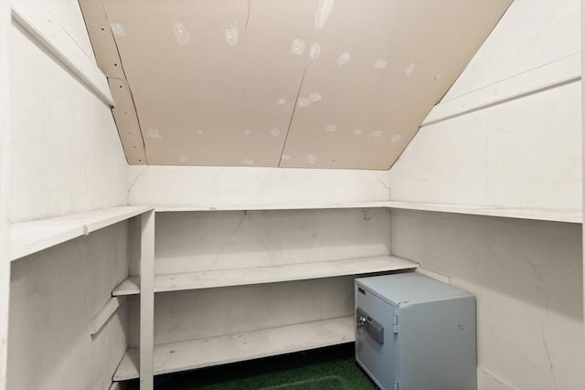 view of storage room