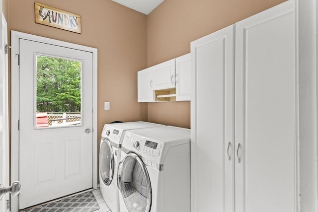 3 Norumbega Cir, Franklin, MA 02038 - laundry area featuring cabinet space, independent washer and dryer, and light tile patterned flooring