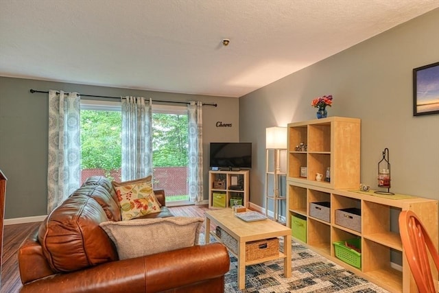 280 Elm St Unit 26, Marlborough, MA 01752 - living area featuring wood finished floors and baseboards