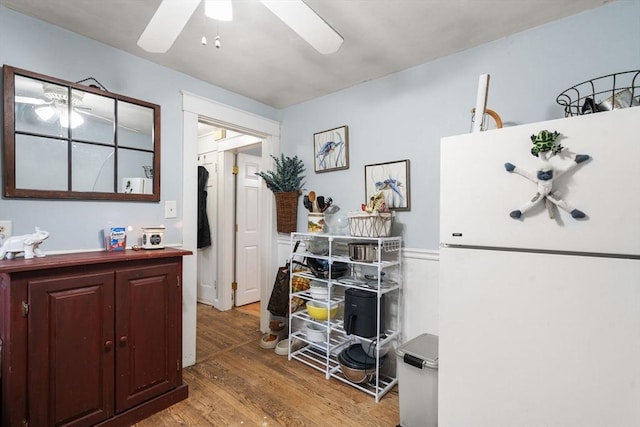 160 Shrewsbury St, Holden, MA 01520 - interior space with a ceiling fan and light wood-style floors