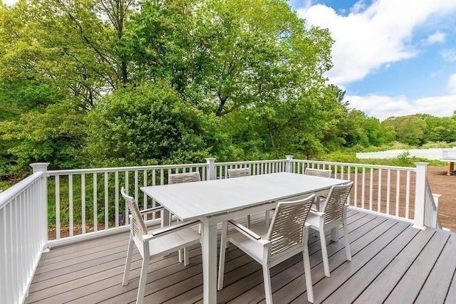 131 Colts Way, Attleboro, MA 02703 - deck with outdoor dining space