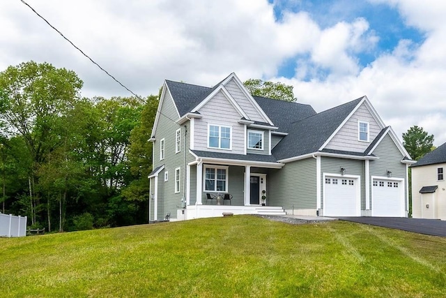 131 Colts Way, Attleboro, MA 02703 - view of front of property with driveway, a porch, and a front yard