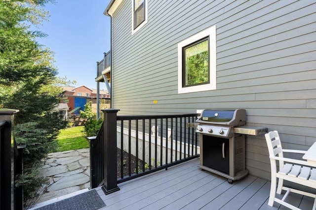 31 Henderson St Unit 1, Arlington, MA 02474 - wooden terrace featuring area for grilling