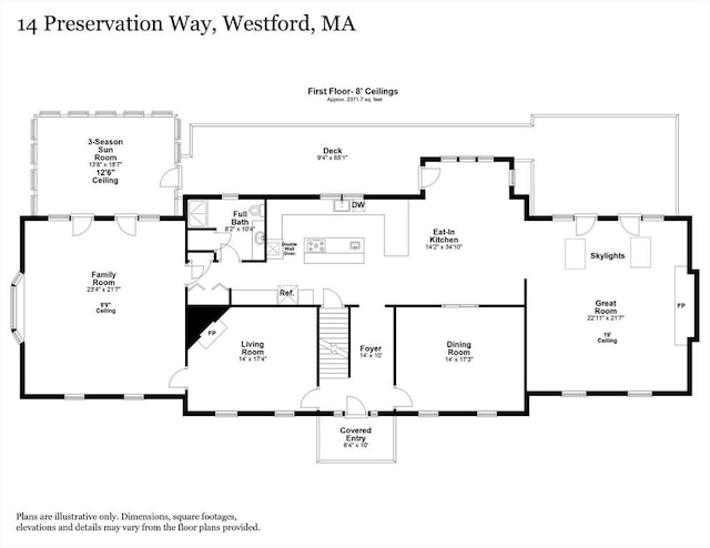 14 Preservation Way, Westford, MA 01886 - home floor plan