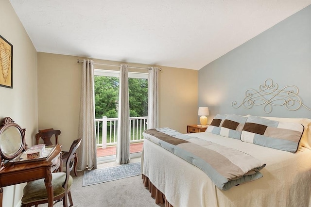 425 Main St Unit 8B, Hudson, MA 01749 - carpeted bedroom featuring access to exterior