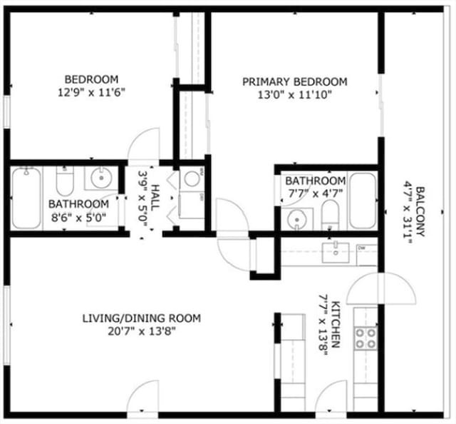 425 Main St Unit 8B, Hudson, MA 01749 - property floor plan