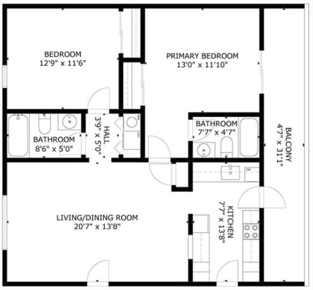 425 Main St Unit 8B, Hudson, MA 01749 - property floor plan