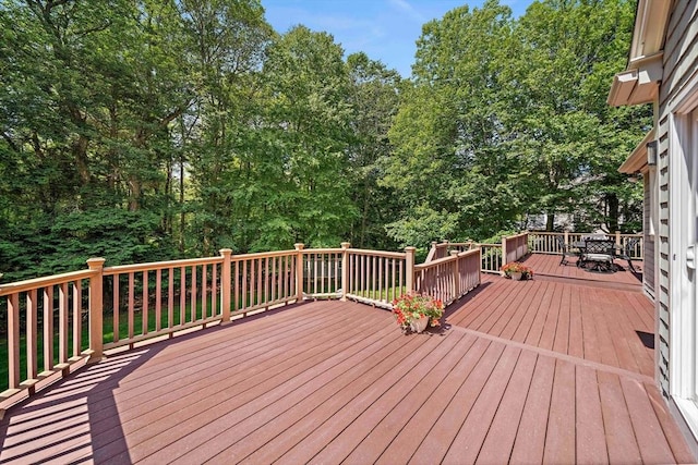 148 Old Schoolhouse Ln, Hanover, MA 02339 - wooden terrace featuring outdoor dining space