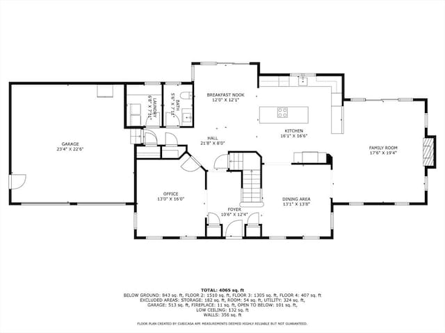 148 Old Schoolhouse Ln, Hanover, MA 02339 - view of property floor plan