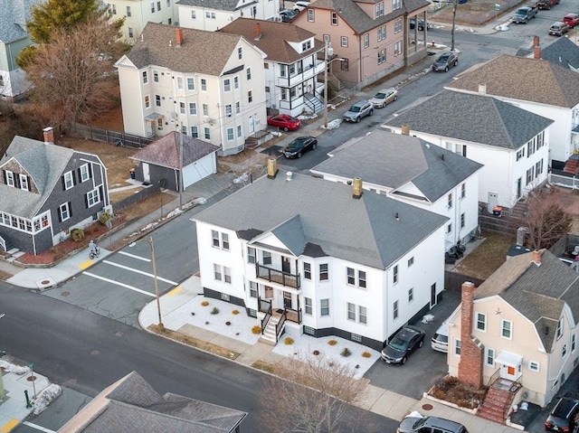 bird's eye view featuring a residential view