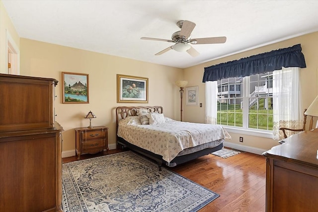 3 Angell Brook Dr Unit 3, West Boylston, MA 01583 - bedroom featuring wood finished floors and ceiling fan