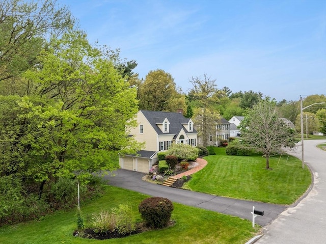 aerial view of property and surrounding area