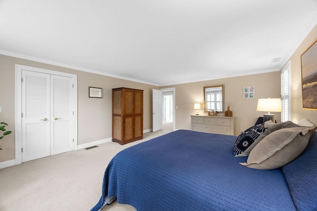 2 Darby Pt Unit 2, Mashpee, MA 02649 - bedroom featuring light colored carpet and ornamental molding