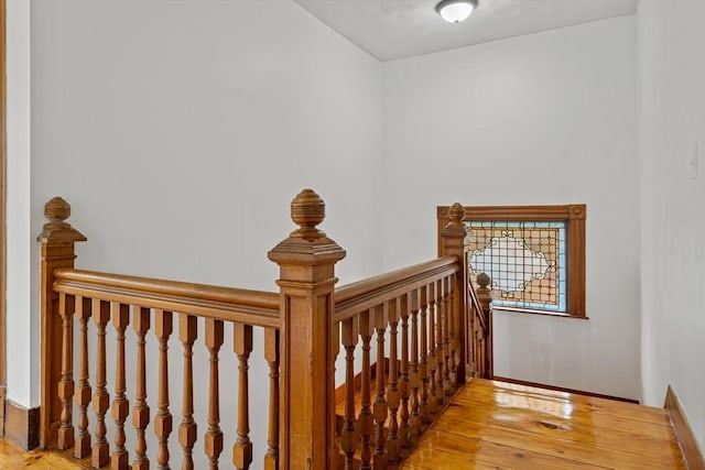 42 Middlesex St, Chelmsford, MA 01863 - stairs with wood finished floors and baseboards