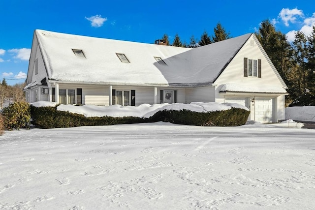 view of front of house featuring an attached garage