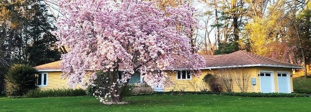 330 Chapin St, Ludlow, MA 01056 - view of side of property featuring a yard and an attached garage