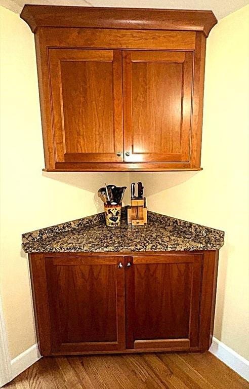 330 Chapin St, Ludlow, MA 01056 - bar area with baseboards and wood finished floors