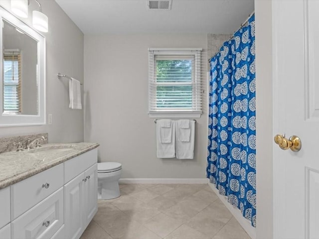 29 Shermans Way, Westwood, MA 02090 - full bath featuring vanity, tile patterned flooring, and a shower with shower curtain
