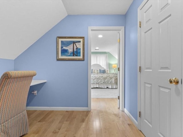 29 Shermans Way, Westwood, MA 02090 - office area with vaulted ceiling and wood finished floors