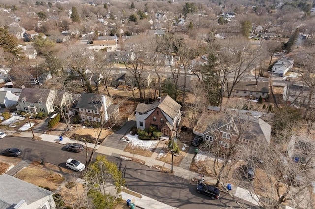 drone / aerial view featuring a residential view