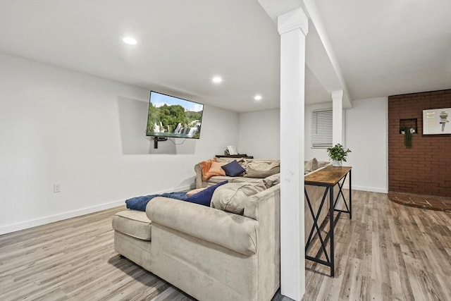24 Lynn Ln, Southbridge, MA 01550 - living room with wood finished floors and recessed lighting