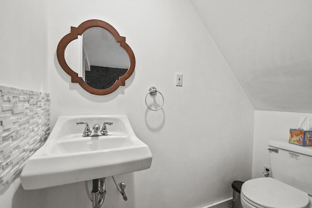 24 Lynn Ln, Southbridge, MA 01550 - half bath with toilet and vaulted ceiling